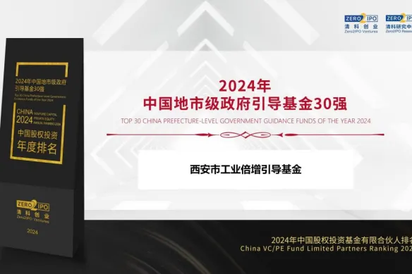 奮楫爭(zhēng)先，載譽(yù)前行② || 西安市工業(yè)倍增引導(dǎo)基金獲評(píng)“2024年中國(guó)地市級(jí)政府引導(dǎo)基金30強(qiáng)”