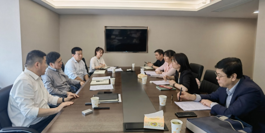 公司與經(jīng)開區(qū)管委會財政局、經(jīng)開渭發(fā)集團座談